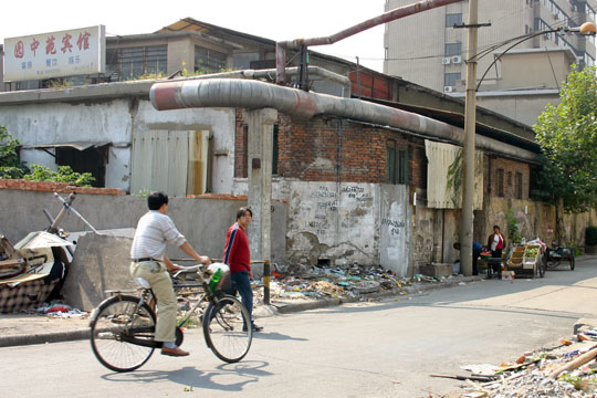 Sur le site de l'expo universelle de Shanghai 2010