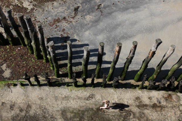 Sur la plage de Saint-Malo - Photo Charles GUY