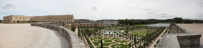 Photo panoramique de Charles Guy - L'Orangerie du Château de Versailles