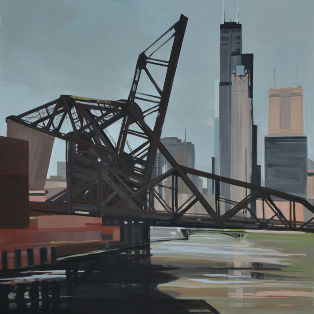 Saint-Charles-Air-Line-Bridge-Chicago-peinture-Michelle-Auboiron-2